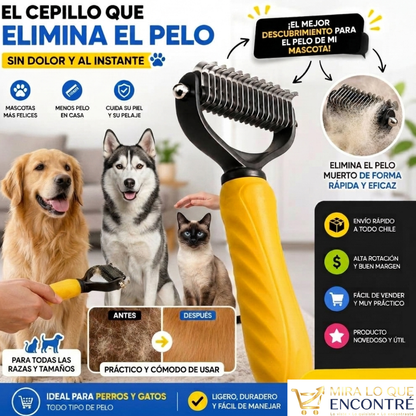 "DesenredaPet" Cepillo corta nudos PELO