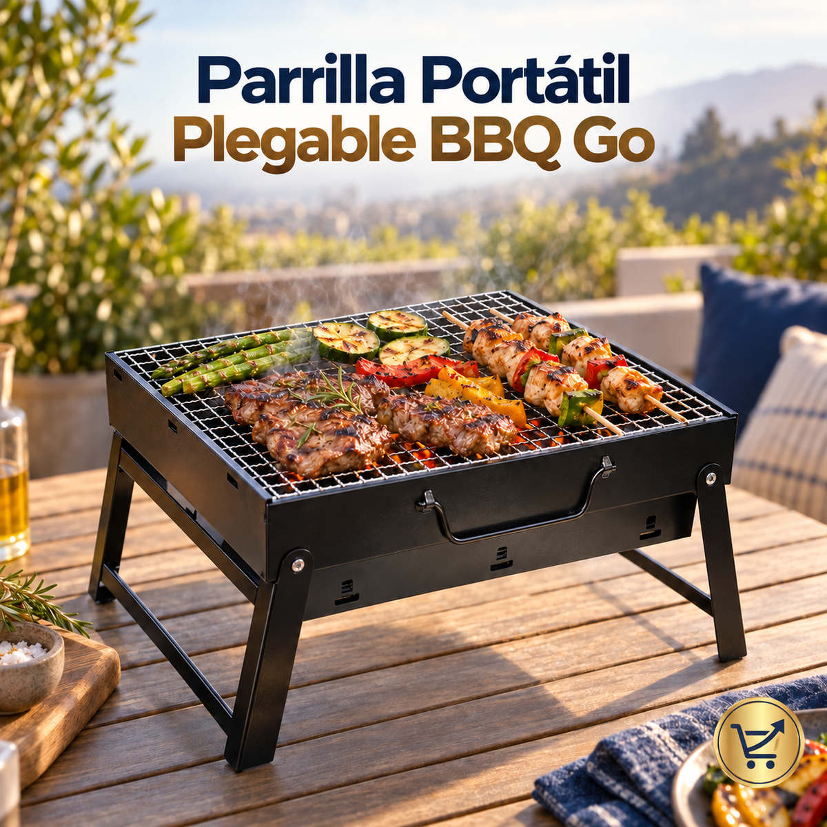 Parrilla Portátil BBQ Go