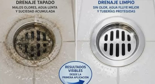 Polvo limpiador de drenaje destape PACK3